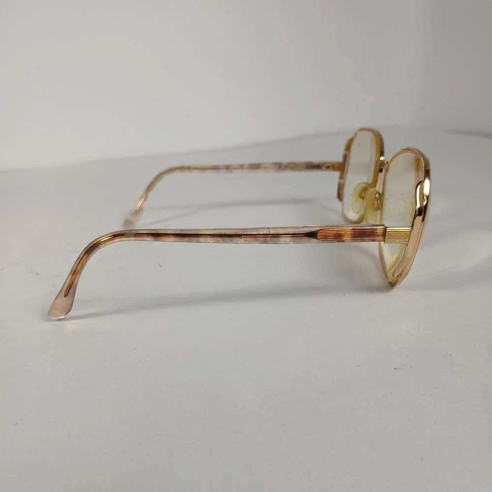 Vtg LensCrafters Lauren Michaels Wms 130 Eyeglasses Frame Italy Taupe/GEP 1006
